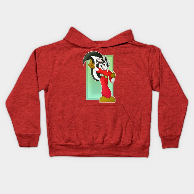 Punky Skunk Kids Hoodie by MiTexcel